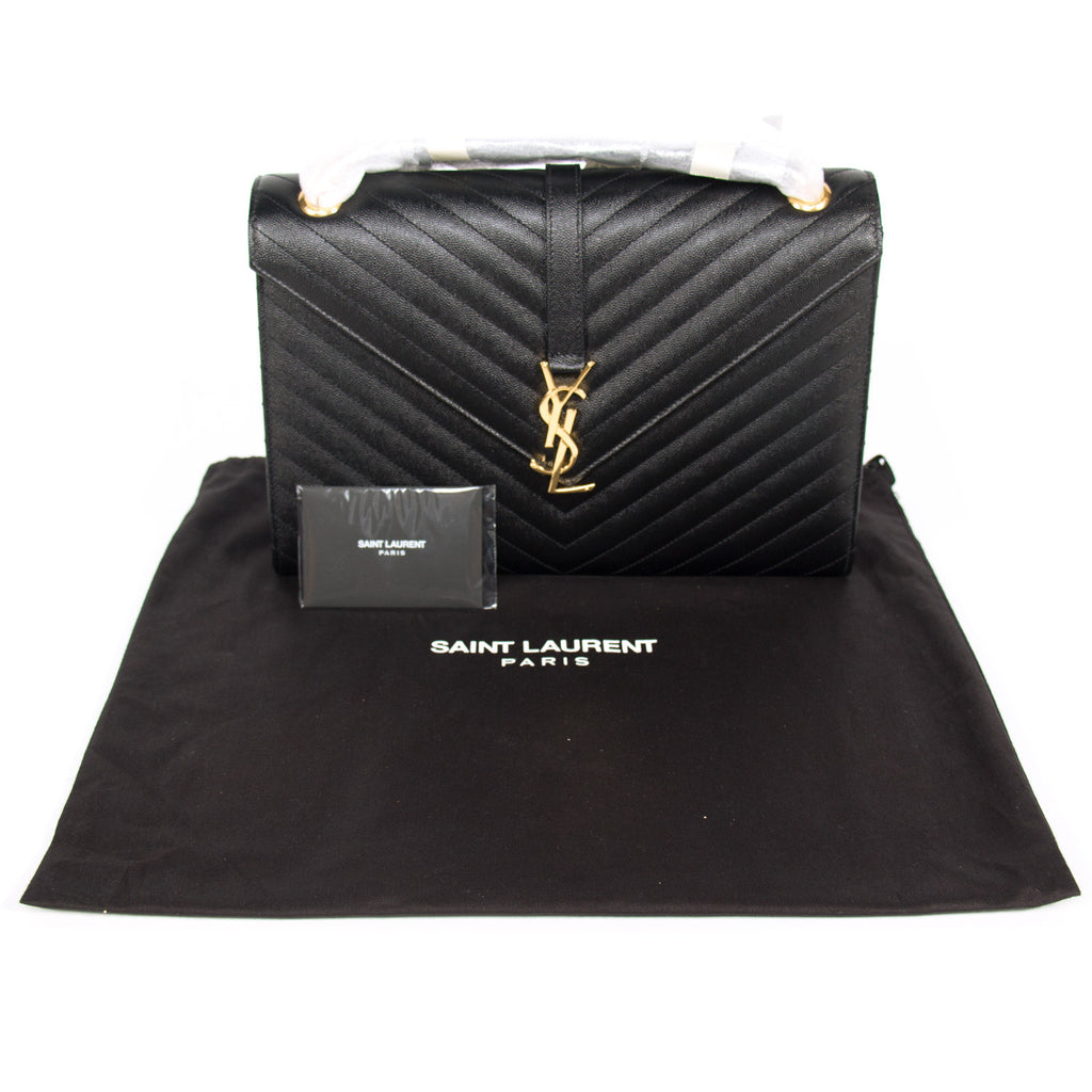 Saint Laurent Monogram Large Quilted Leather Bags Yves Saint Laurent - Shop authentic new pre-owned designer brands online at Re-Vogue