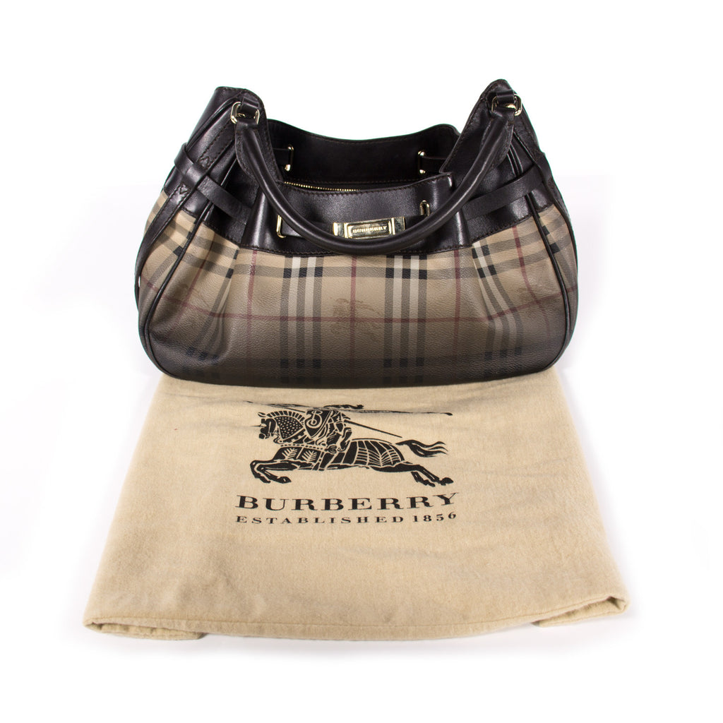 Burberry Limited Edition Haymarket Hobo Bags Burberry - Shop authentic new pre-owned designer brands online at Re-Vogue