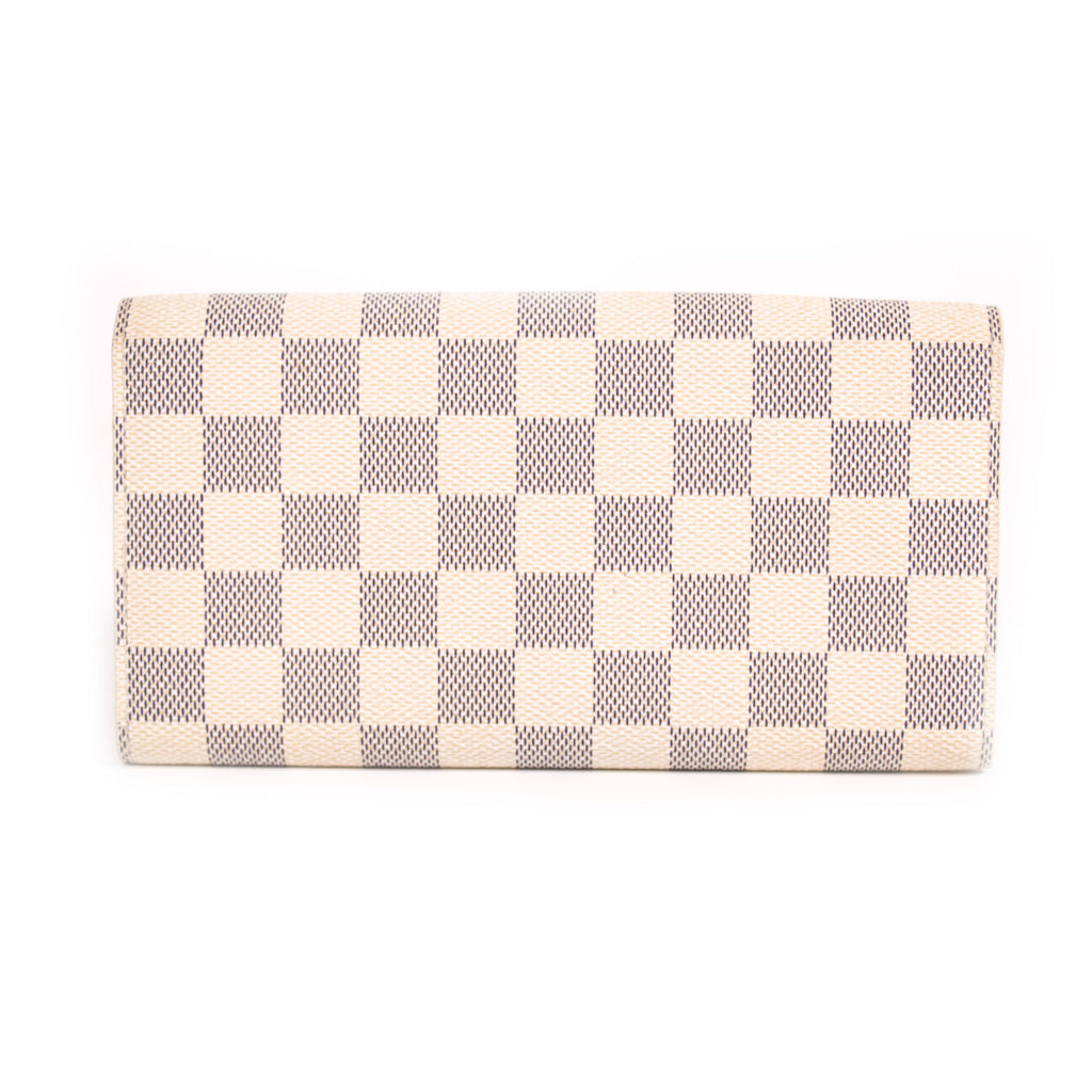 Louis Vuitton Damier Azur Sarah Wallet Accessories Louis Vuitton - Shop authentic new pre-owned designer brands online at Re-Vogue