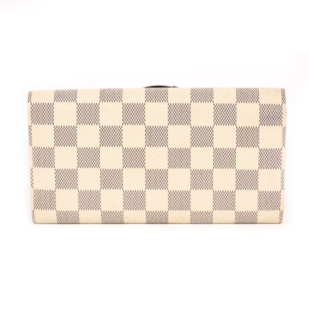 Louis Vuitton Damier Azur Sarah Wallet Accessories Louis Vuitton - Shop authentic new pre-owned designer brands online at Re-Vogue