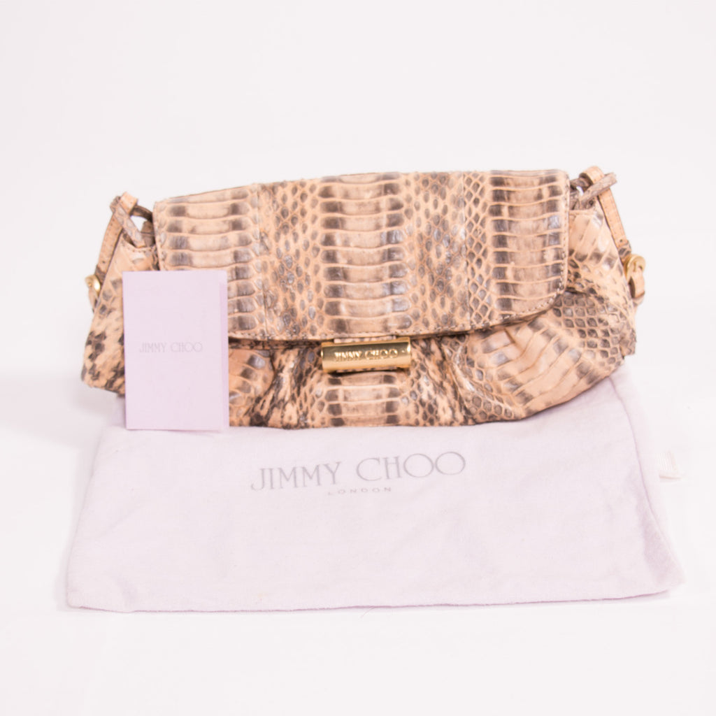 Jimmy Choo Snake Skin Bag - revogue