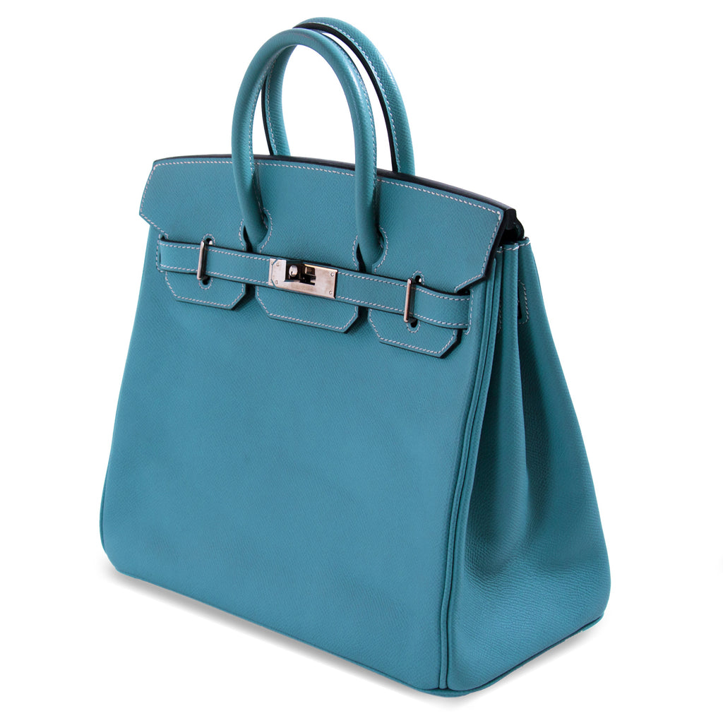 Hermès Birkin 28 HAC Blue Jean Epsom Bags Hermès - Shop authentic new pre-owned designer brands online at Re-Vogue