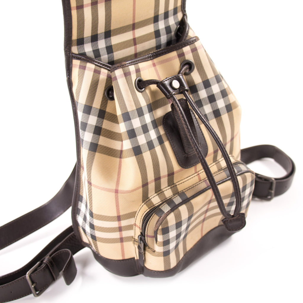 Burberry Small Nova Check Backpack Bags Burberry - Shop authentic new pre-owned designer brands online at Re-Vogue