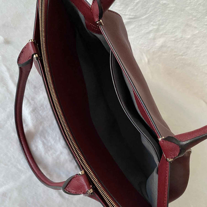 Cartier C de Cartier Leather Handbag