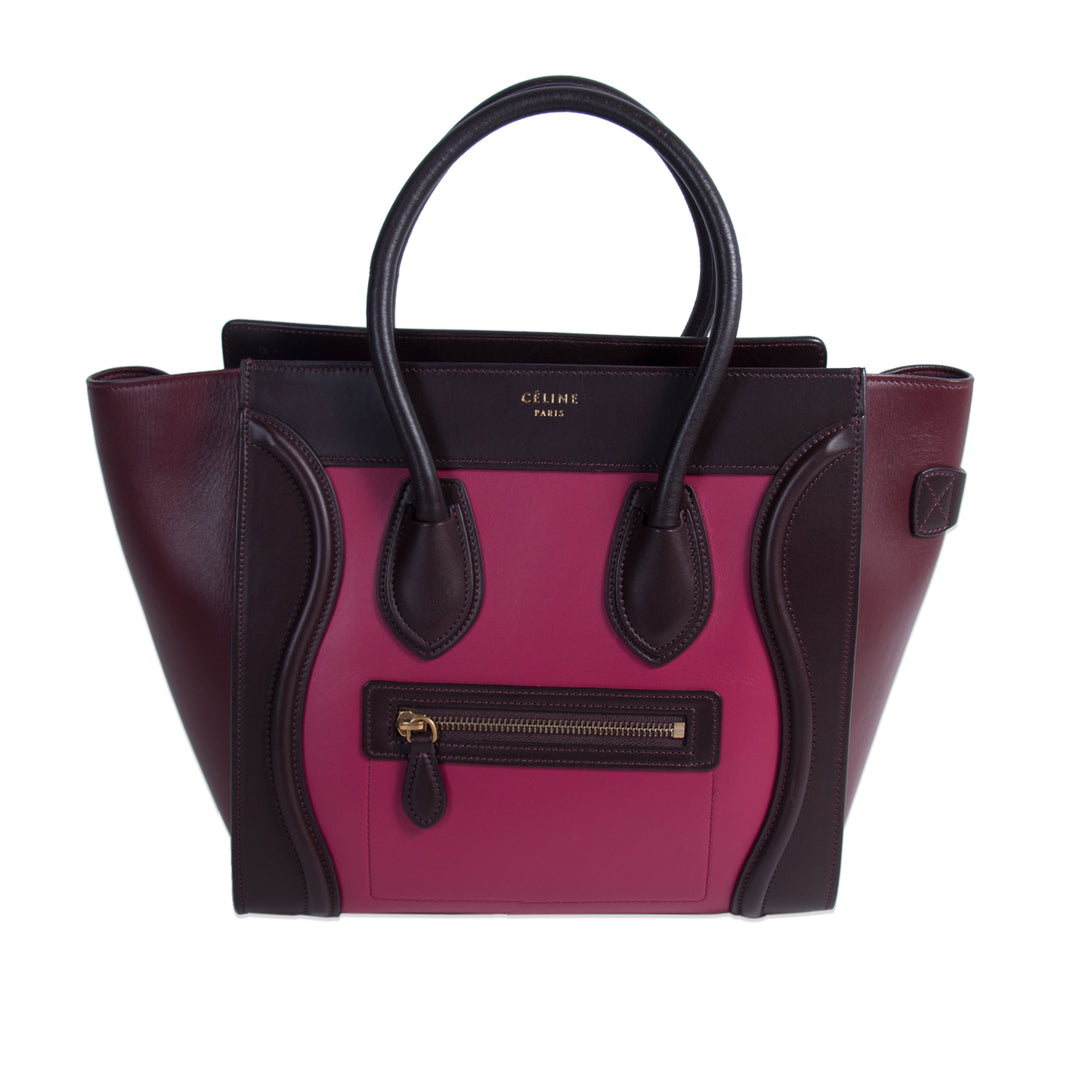 Celine Tricolor Micro Luggage Tote Bag Bags Celine - Shop authentic new pre-owned designer brands online at Re-Vogue