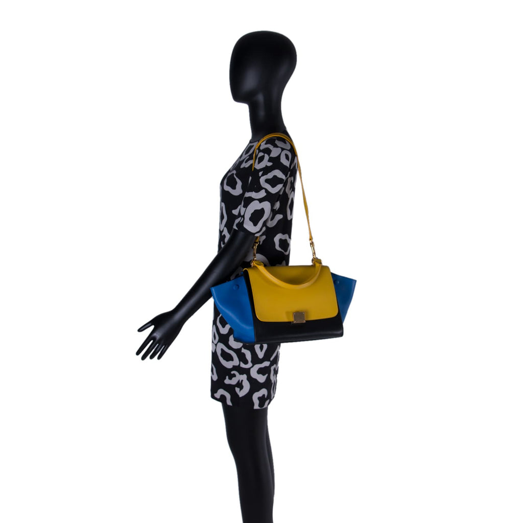 Celine Tricolor Trapeze Bag Bags Celine - Shop authentic new pre-owned designer brands online at Re-Vogue
