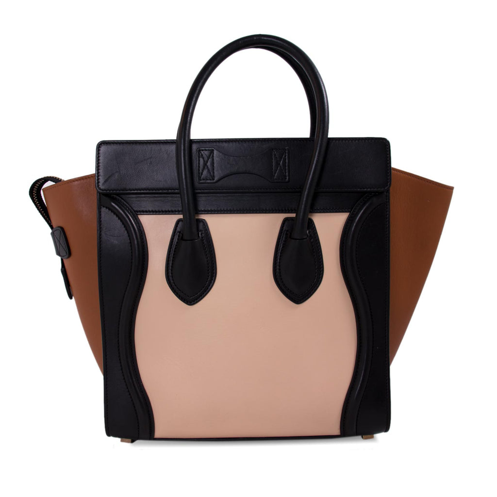 Celine Tricolor Micro Luggage Tote Bag Bags Celine - Shop authentic new pre-owned designer brands online at Re-Vogue