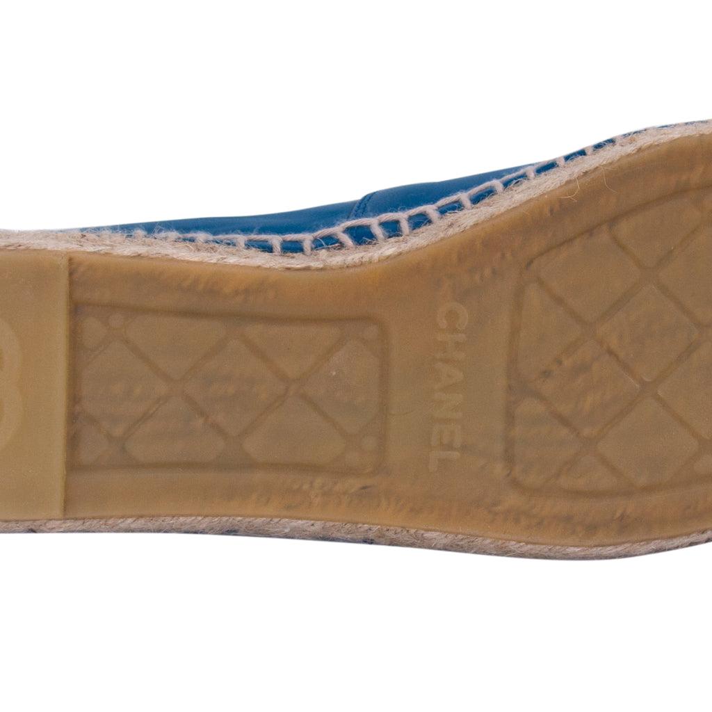 Chanel Lambskin Leather CC Espadrilles Shoes Chanel - Shop authentic new pre-owned designer brands online at Re-Vogue