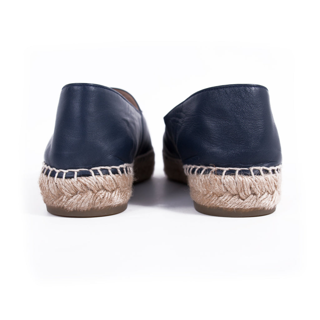 Chanel Lambskin Leather CC Espadrilles Shoes Chanel - Shop authentic new pre-owned designer brands online at Re-Vogue