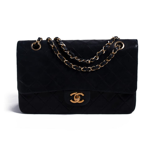 Chanel Vintage Quilted Patent Leather Flap Bag
