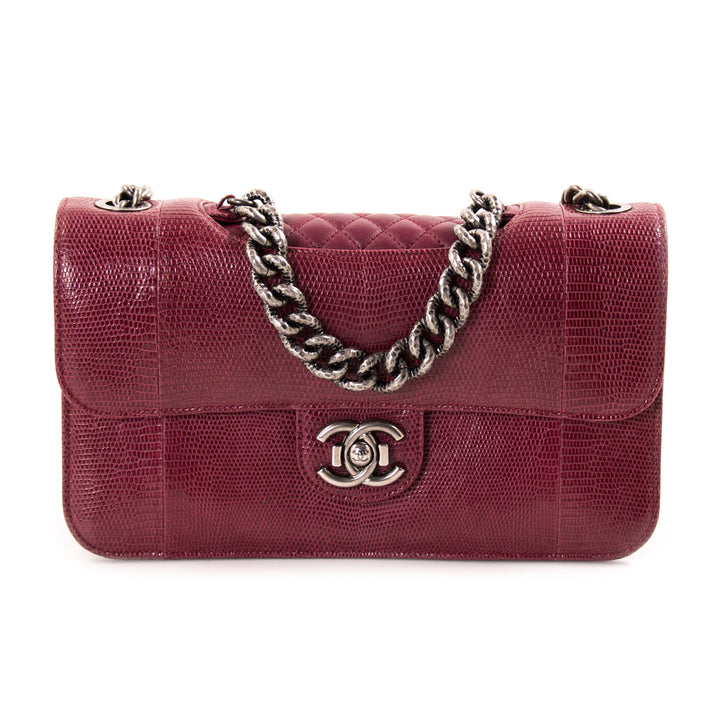 Chanel Lizard Perfect Edge Double Flap Bag Bags Chanel - Shop authentic new pre-owned designer brands online at Re-Vogue