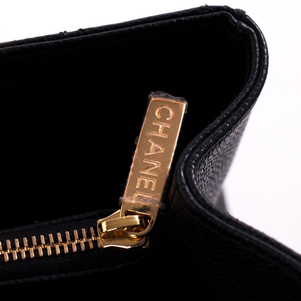 Chanel Black Caviar Grand Shopping Tote Bag Bags Chanel - Shop authentic new pre-owned designer brands online at Re-Vogue