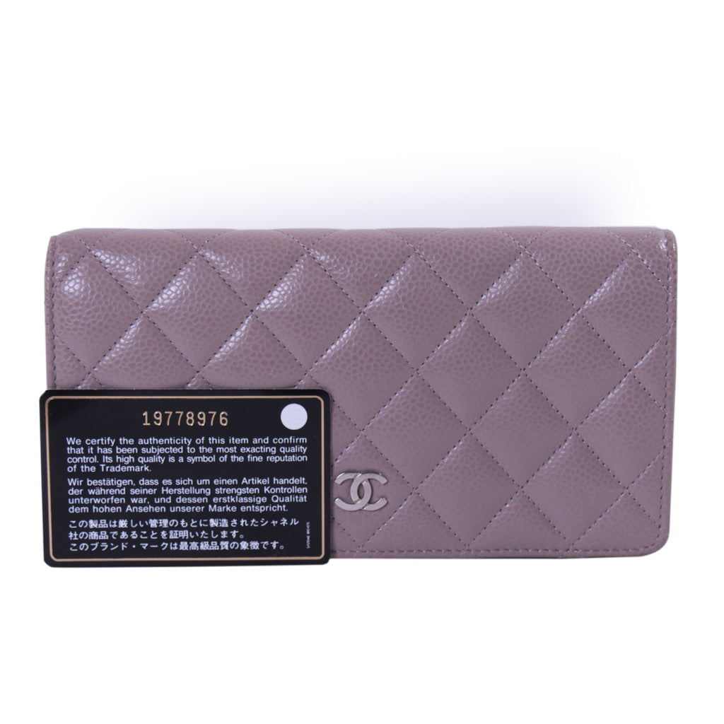 Chanel Quilted CC Long Flap Wallet Accessories Chanel - Shop authentic new pre-owned designer brands online at Re-Vogue