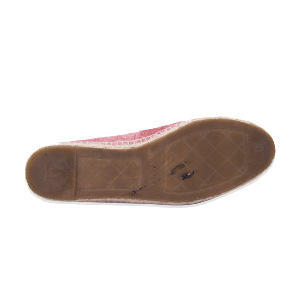 Chanel Velvet CC Espadrilles Shoes Chanel - Shop authentic new pre-owned designer brands online at Re-Vogue