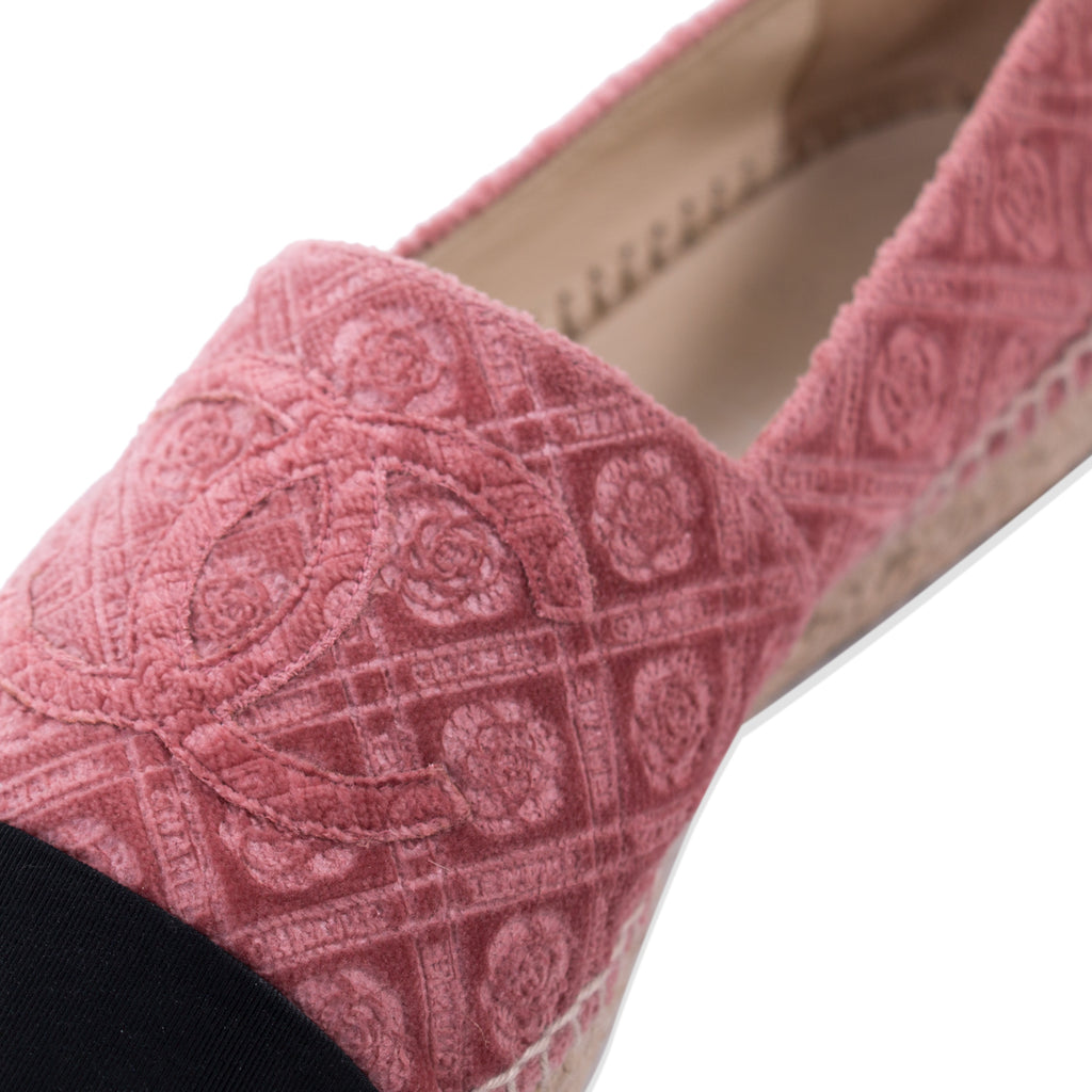 Chanel Velvet CC Espadrilles Shoes Chanel - Shop authentic new pre-owned designer brands online at Re-Vogue