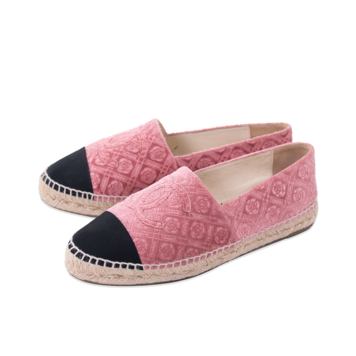 Chanel Velvet CC Espadrilles Shoes Chanel - Shop authentic new pre-owned designer brands online at Re-Vogue
