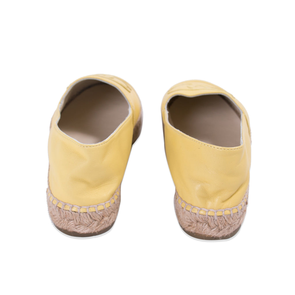 Chanel Lambskin Leather CC Espadrilles Shoes Chanel - Shop authentic new pre-owned designer brands online at Re-Vogue