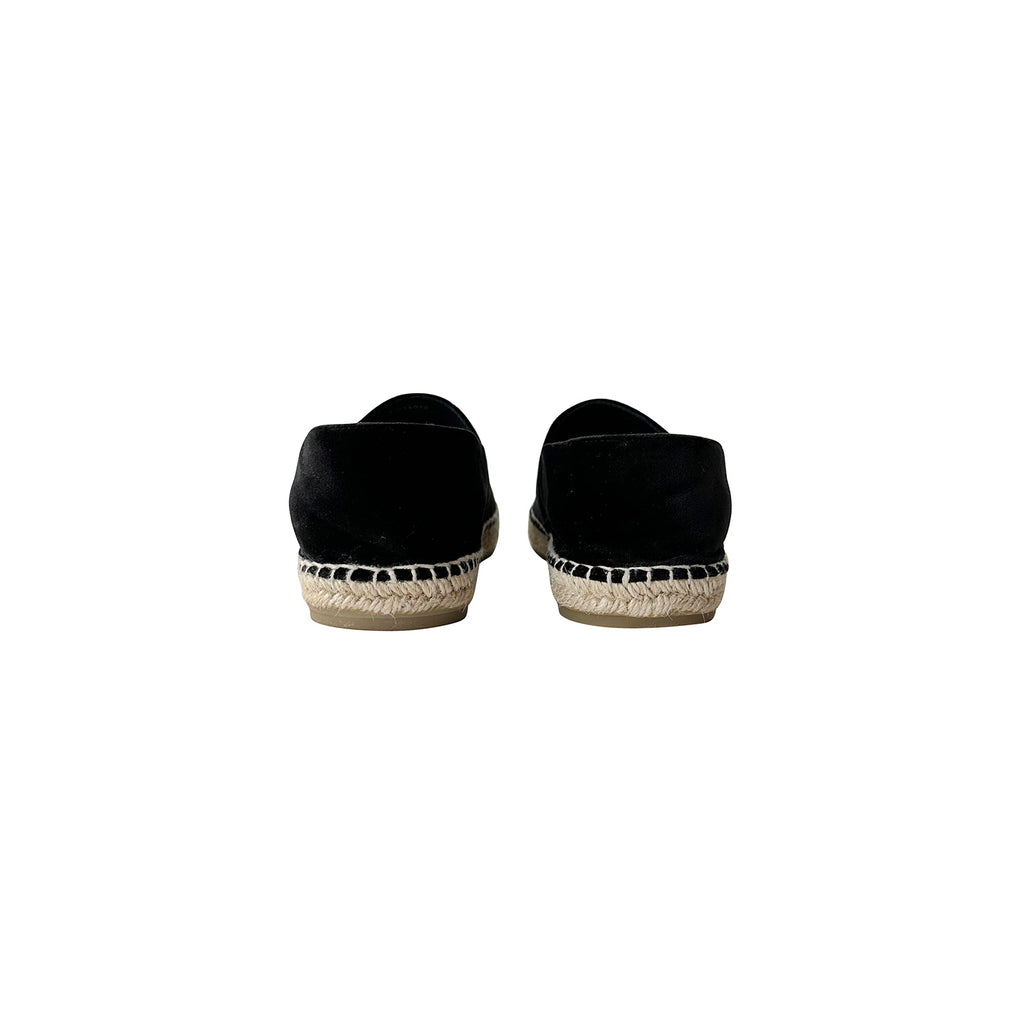 Chanel Velvet CC Espadrilles