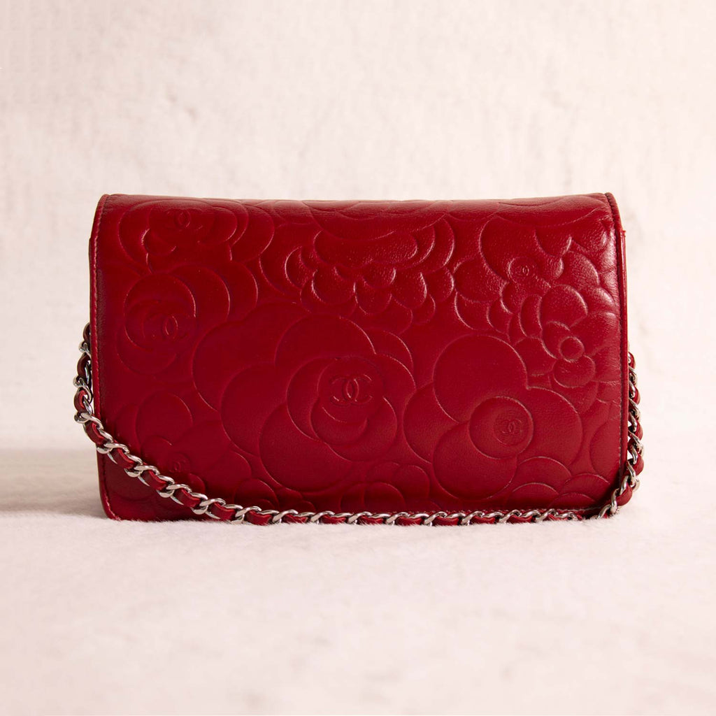 Chanel Camelia Flower Wallet on Chain