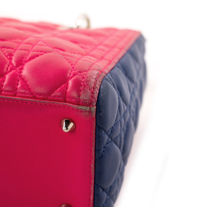 Christian Dior Tricolor Medium Lady Dior Bags Dior - Shop authentic new pre-owned designer brands online at Re-Vogue