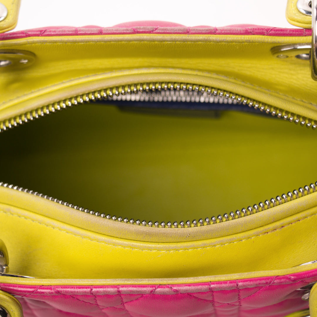Christian Dior Tricolor Medium Lady Dior Bags Dior - Shop authentic new pre-owned designer brands online at Re-Vogue