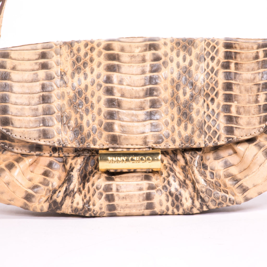 Jimmy Choo Snake Skin Bag - revogue