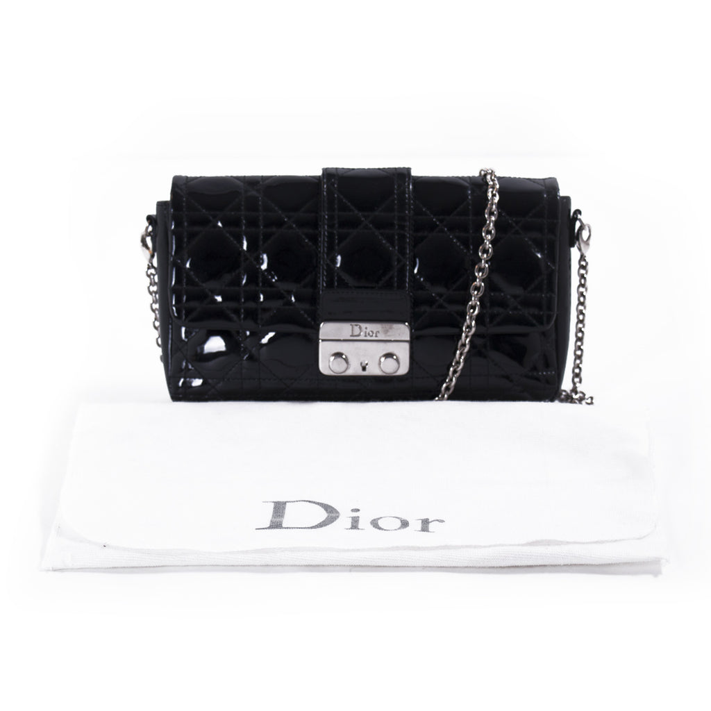 Christian Dior Miss Dior Patent Leather Flap Bag Bags Dior - Shop authentic new pre-owned designer brands online at Re-Vogue