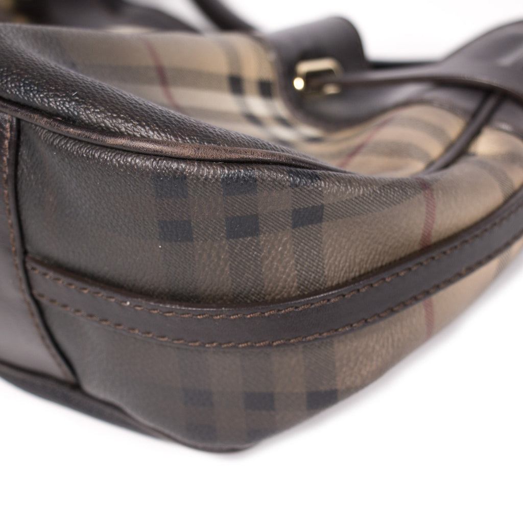 Burberry Limited Edition Haymarket Hobo Bags Burberry - Shop authentic new pre-owned designer brands online at Re-Vogue