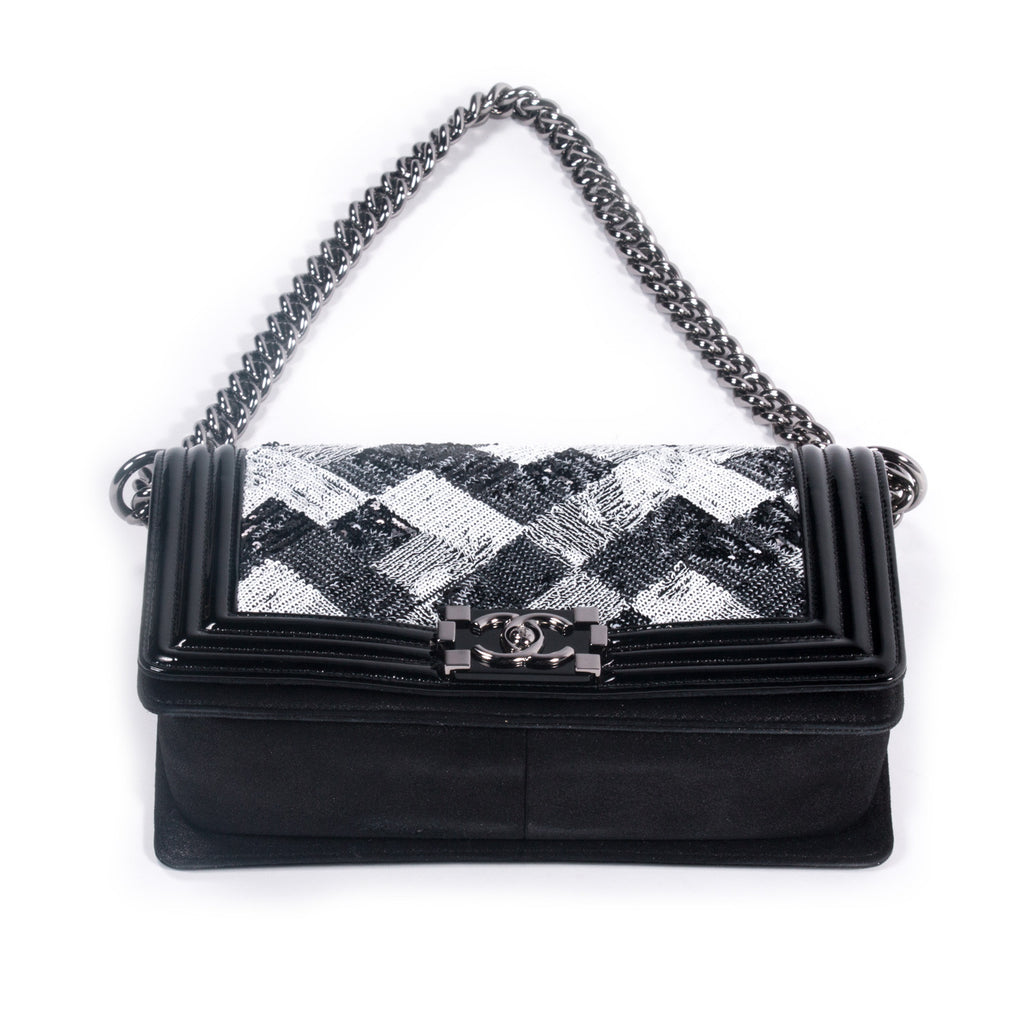 Chanel Sequin Boy Flap Bag - revogue