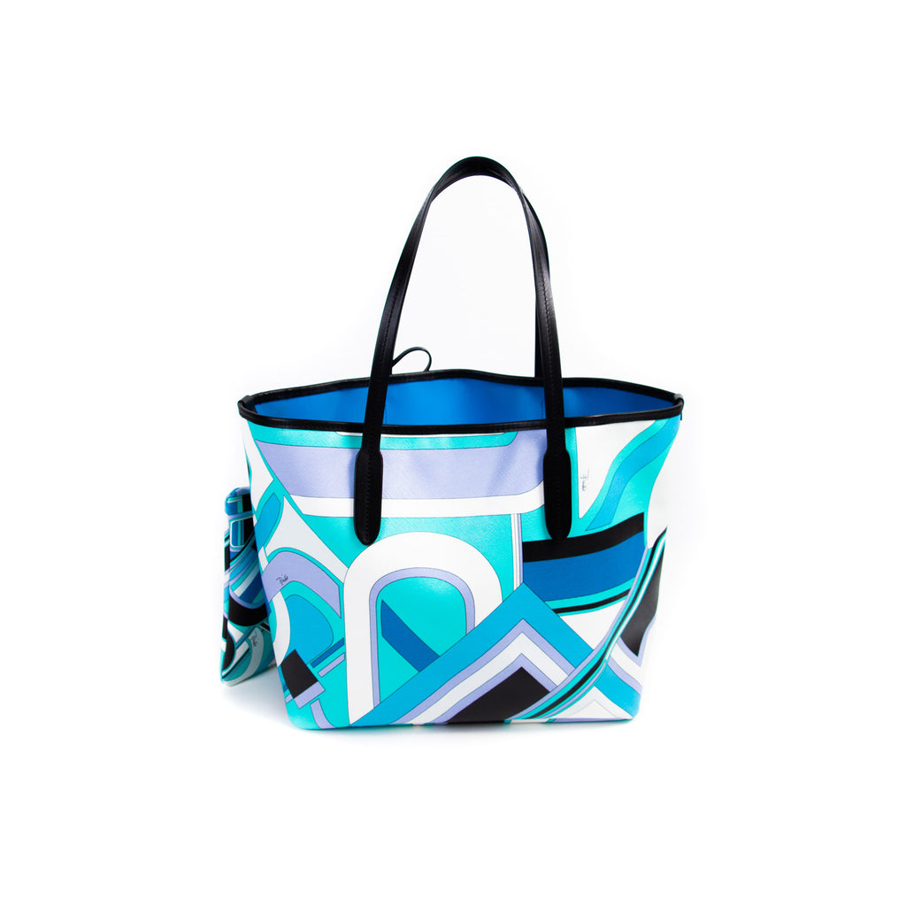 Emilio Pucci Leather Trim Tote Bag Bags Emilio Pucci - Shop authentic new pre-owned designer brands online at Re-Vogue