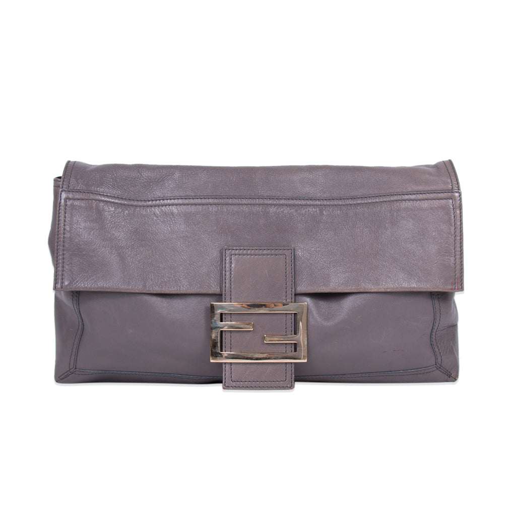 Fendi Large Leather Baguette Bag Bags Fendi - Shop authentic new pre-owned designer brands online at Re-Vogue