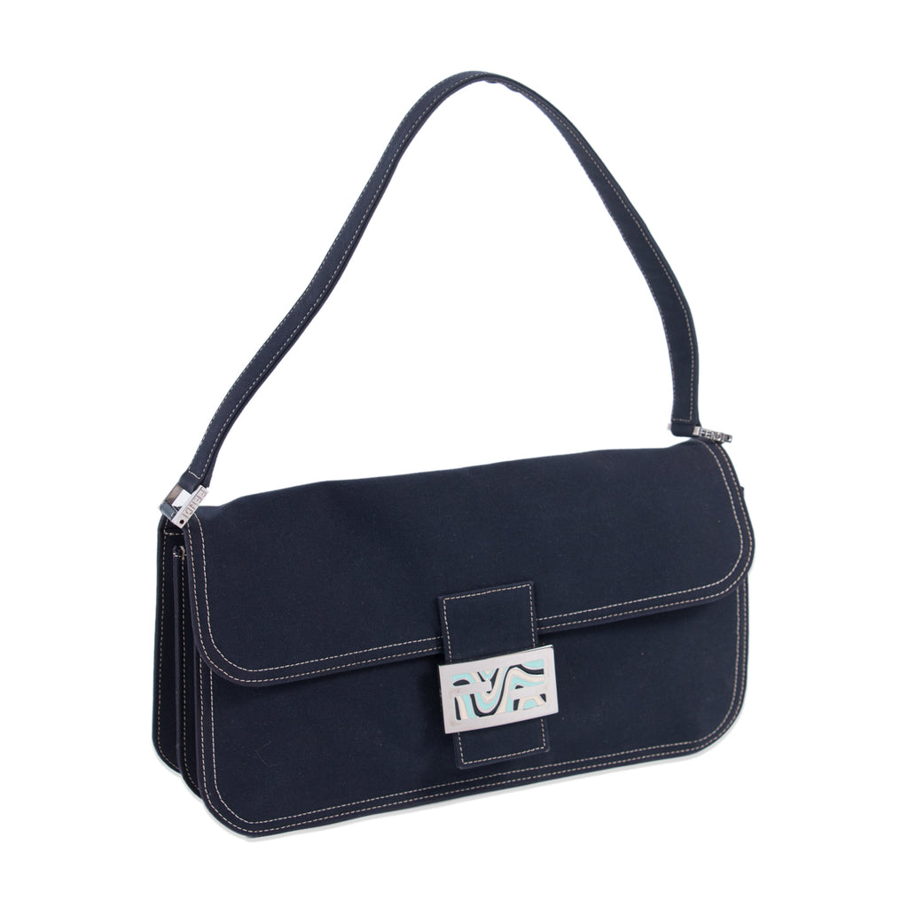 Fendi Denim Medium Baguette Bags Fendi - Shop authentic new pre-owned designer brands online at Re-Vogue