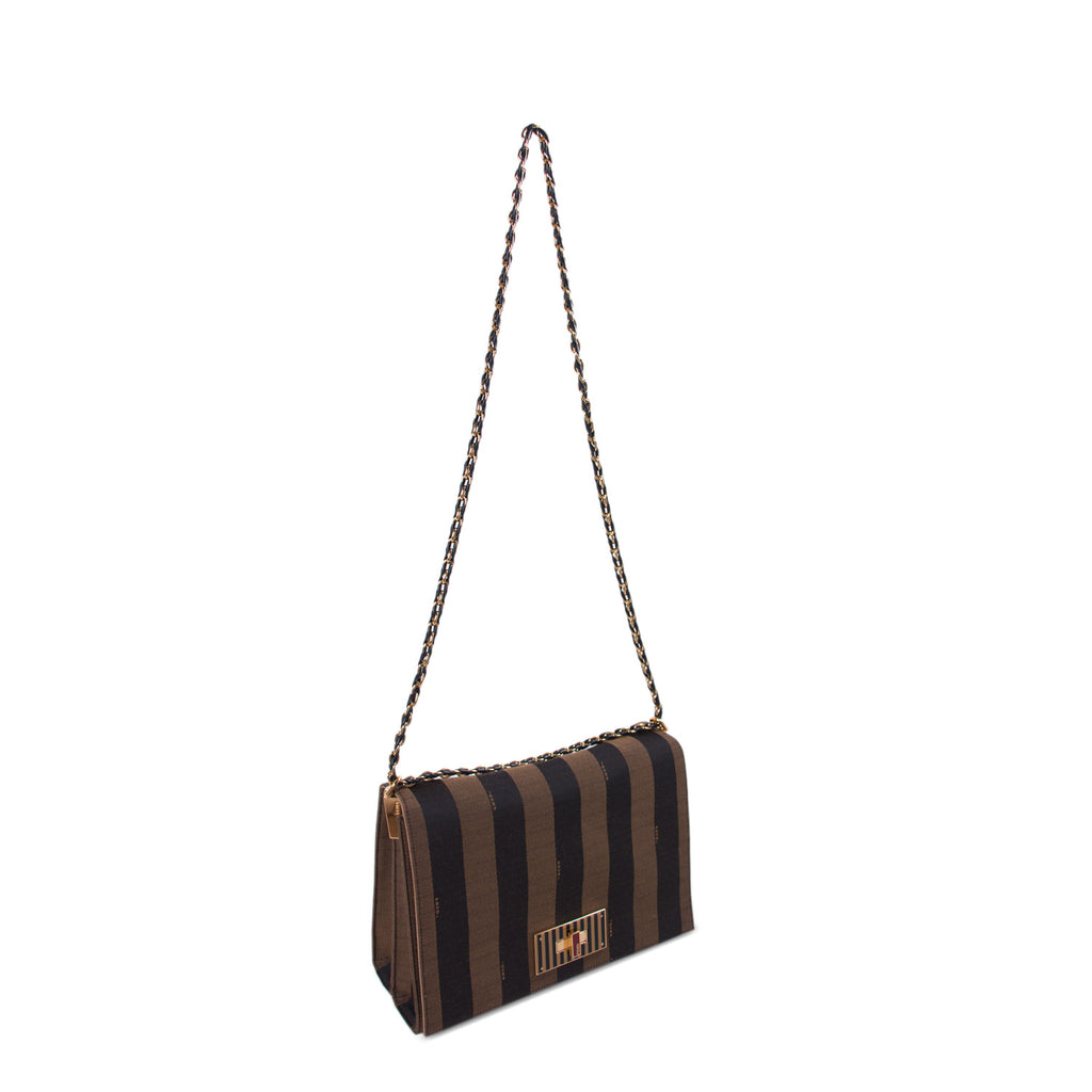 Fendi Pequin Large Claudia Cross Body Bag Bags Fendi - Shop authentic new pre-owned designer brands online at Re-Vogue