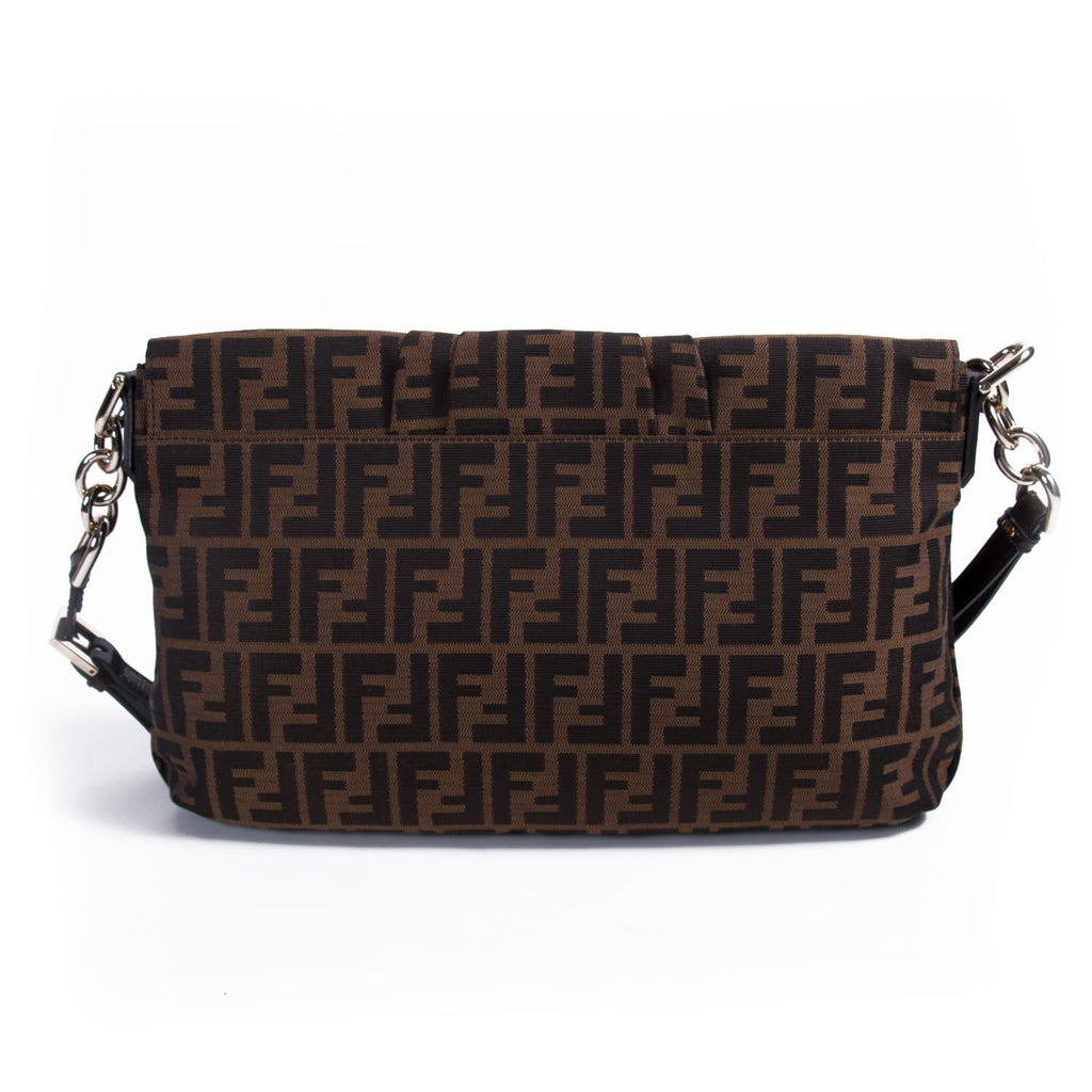 Fendi Zucca Mia Flap Bag Bags Fendi - Shop authentic new pre-owned designer brands online at Re-Vogue