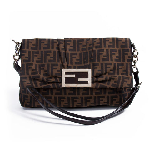 Fendi Pequin Claudia Large Flap