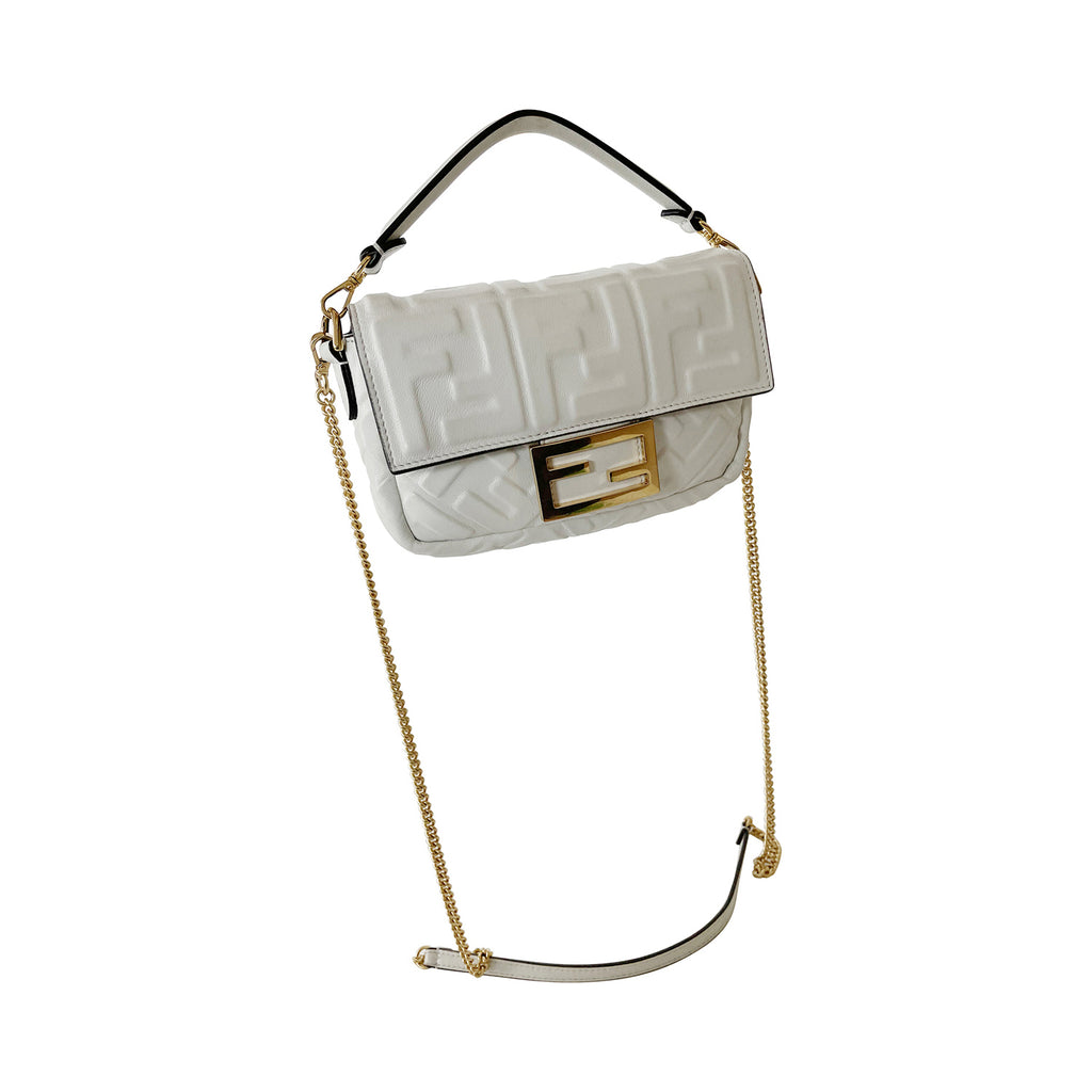 Fendi Leather Mini Iconic Baguette