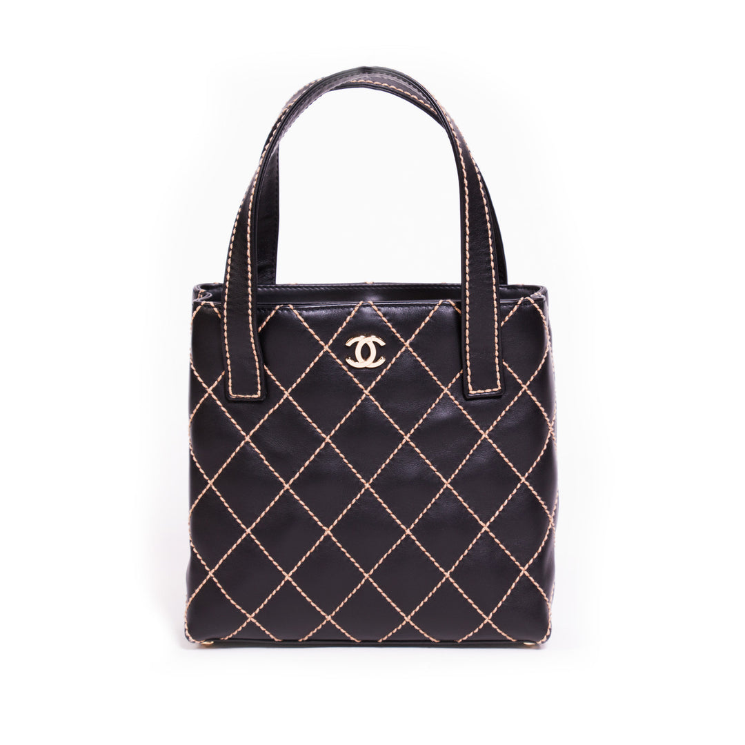 Chanel Quilted Surpique Bag - revogue