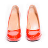Hermes Red Leather Pumps - revogue