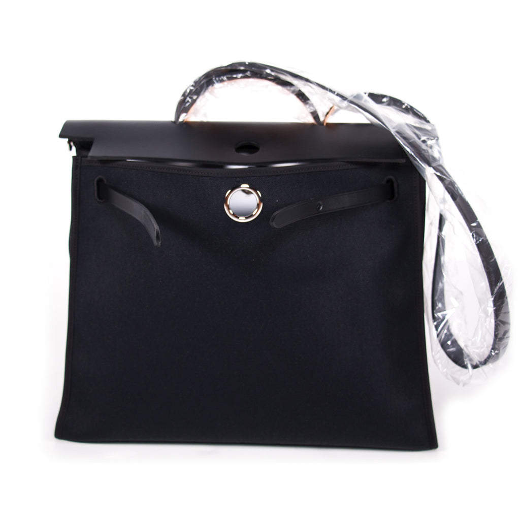 Hermes Herbag Zip 39 Black Bags Hermès - Shop authentic new pre-owned designer brands online at Re-Vogue