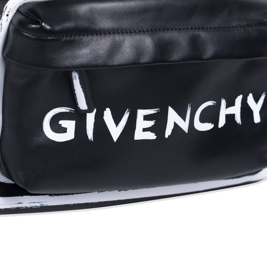 Givenchy Graffiti Logo Leather Backpack Bags Givenchy - Shop authentic new pre-owned designer brands online at Re-Vogue