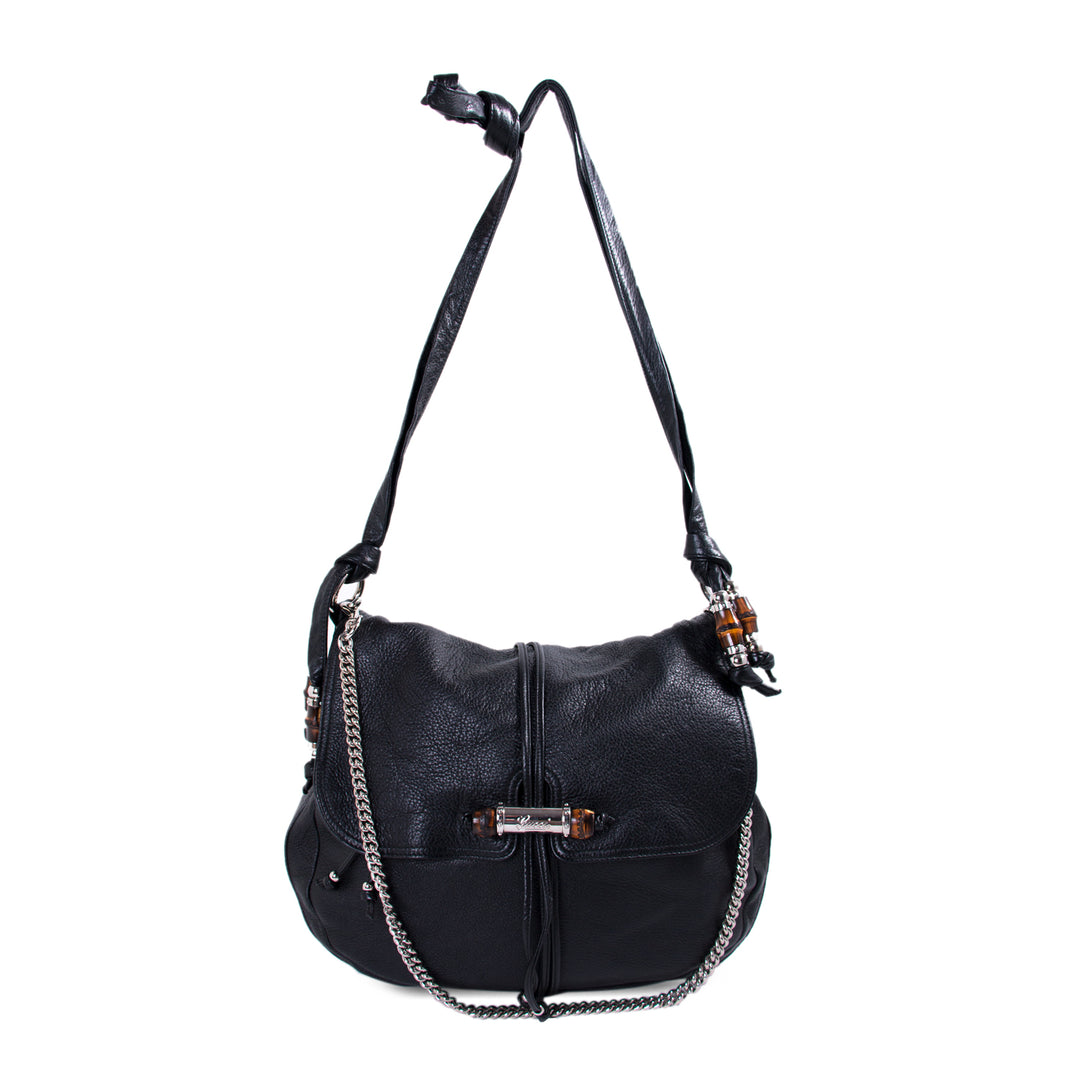 Gucci Bamboo Leather Hobo Bag Bags Gucci - Shop authentic new pre-owned designer brands online at Re-Vogue