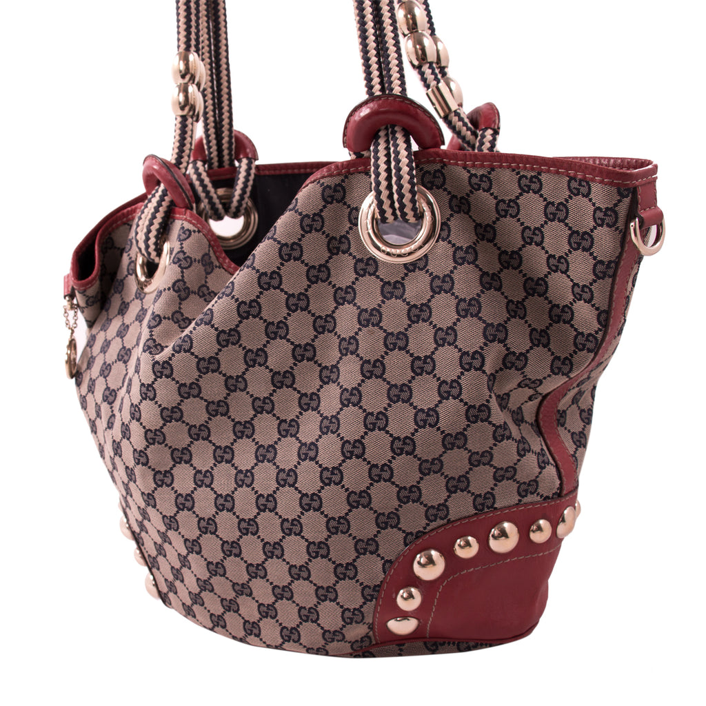 Gucci Oversized Canvas Hobo Bag Bags Gucci - Shop authentic new pre-owned designer brands online at Re-Vogue