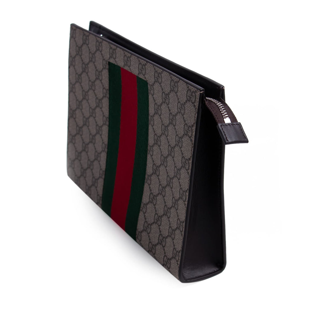 Gucci GG Supreme Web pouch Bags Gucci - Shop authentic new pre-owned designer brands online at Re-Vogue