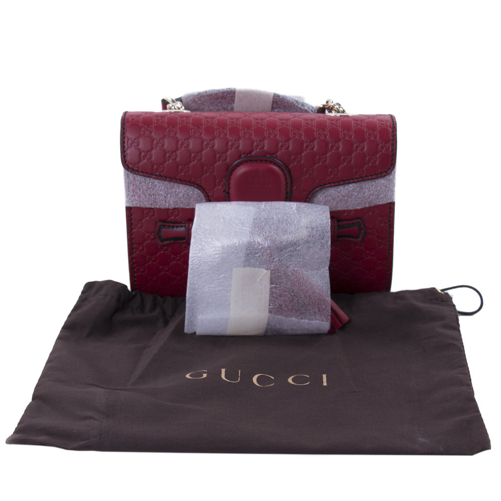 Gucci Guccissima Emily Small Chain Shoulder Bag Bags Gucci - Shop authentic new pre-owned designer brands online at Re-Vogue