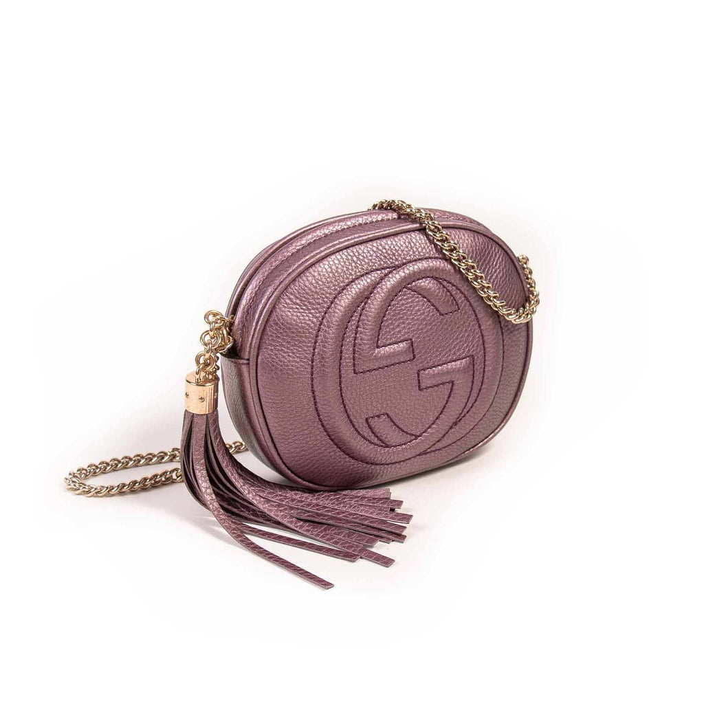 Gucci Soho Mini Leather Disco Bag Bags Gucci - Shop authentic new pre-owned designer brands online at Re-Vogue