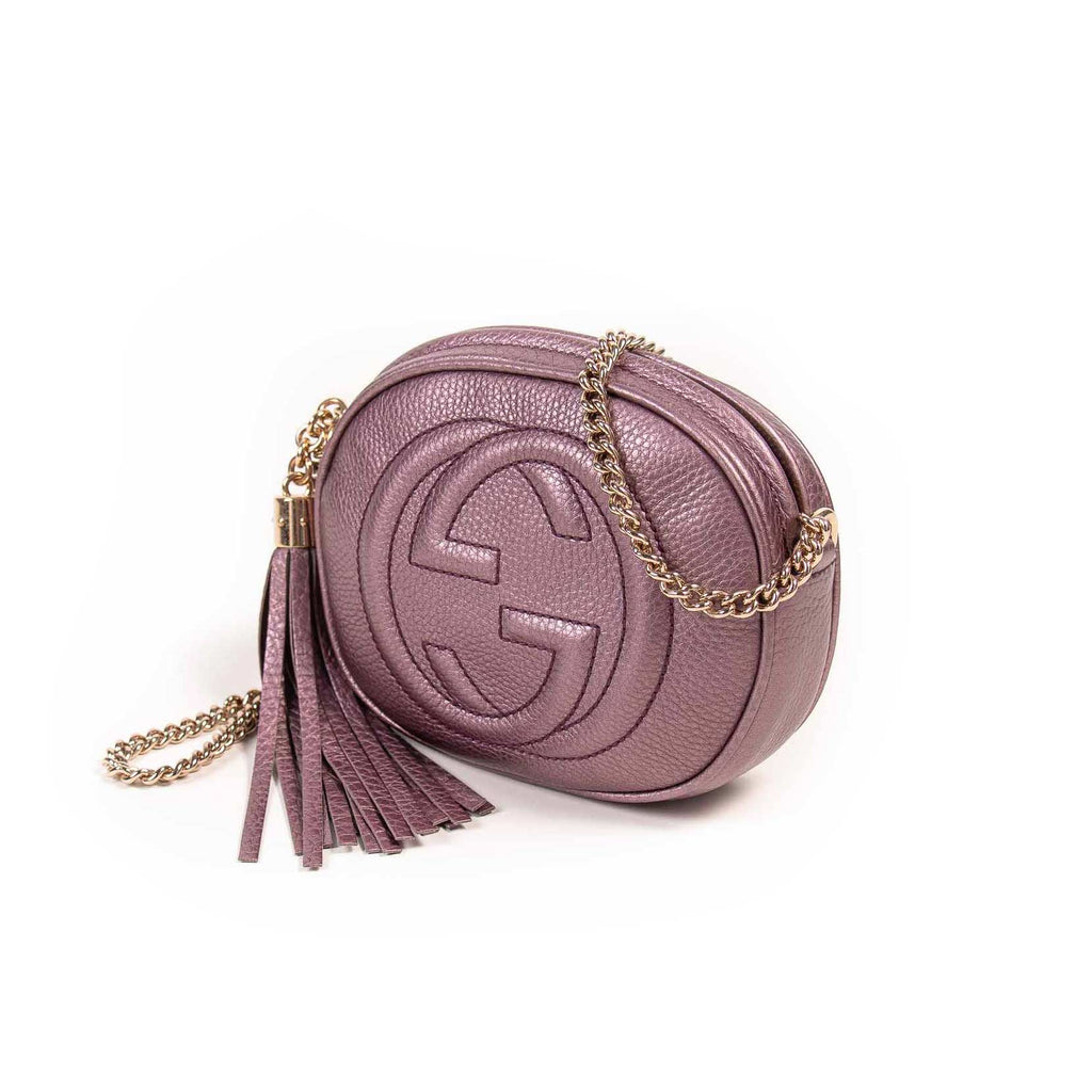 Gucci Soho Mini Leather Disco Bag Bags Gucci - Shop authentic new pre-owned designer brands online at Re-Vogue