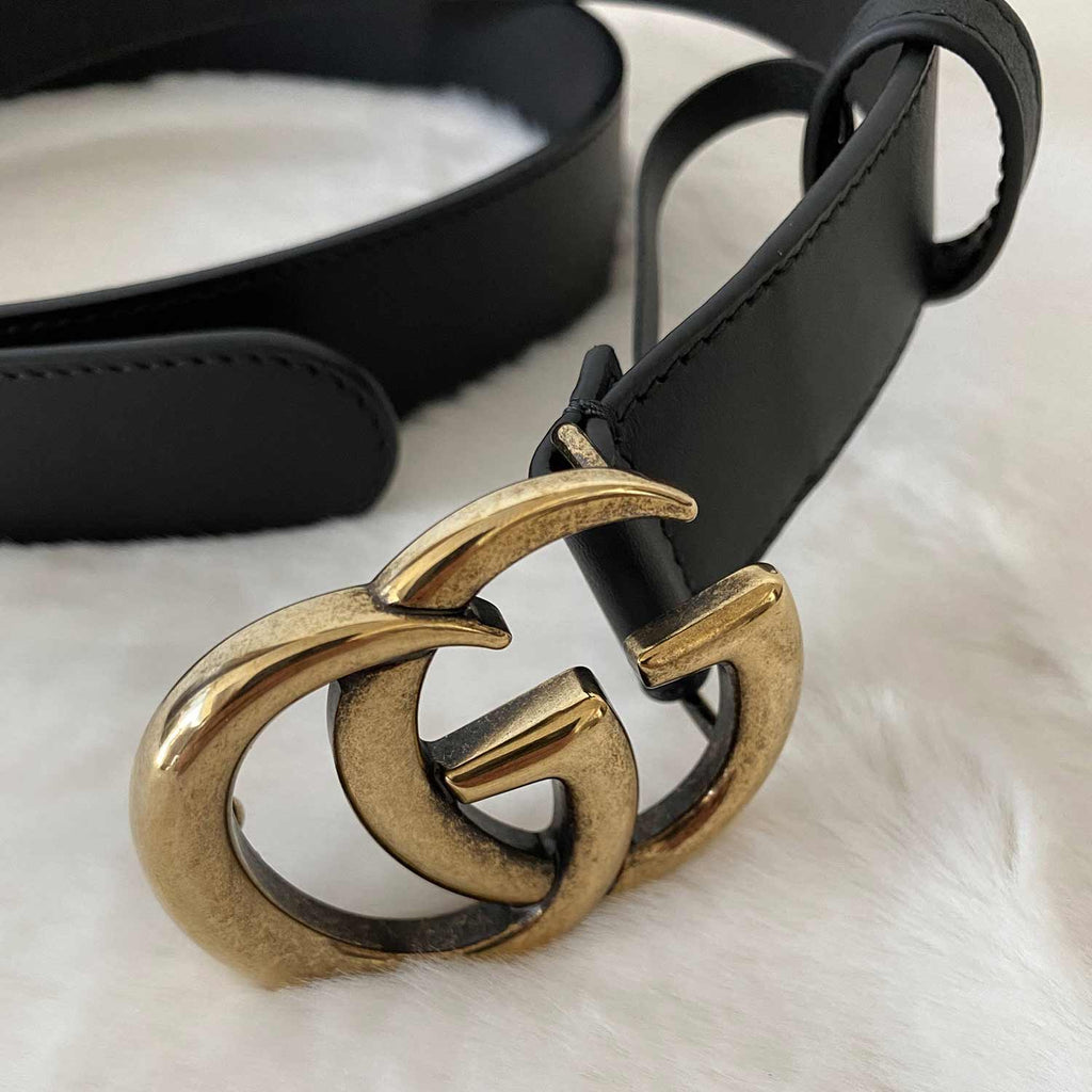 Gucci GG Marmont Leather Belt