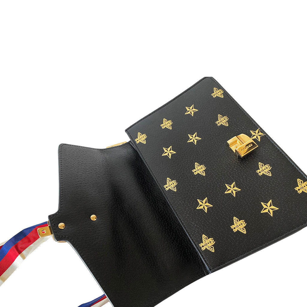 Gucci Small Sylvie Embroidered Shoulder Bag