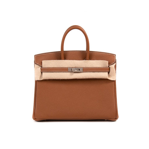 Hermès Birkin 35 Clemence Leather and Houndstooth Canvas