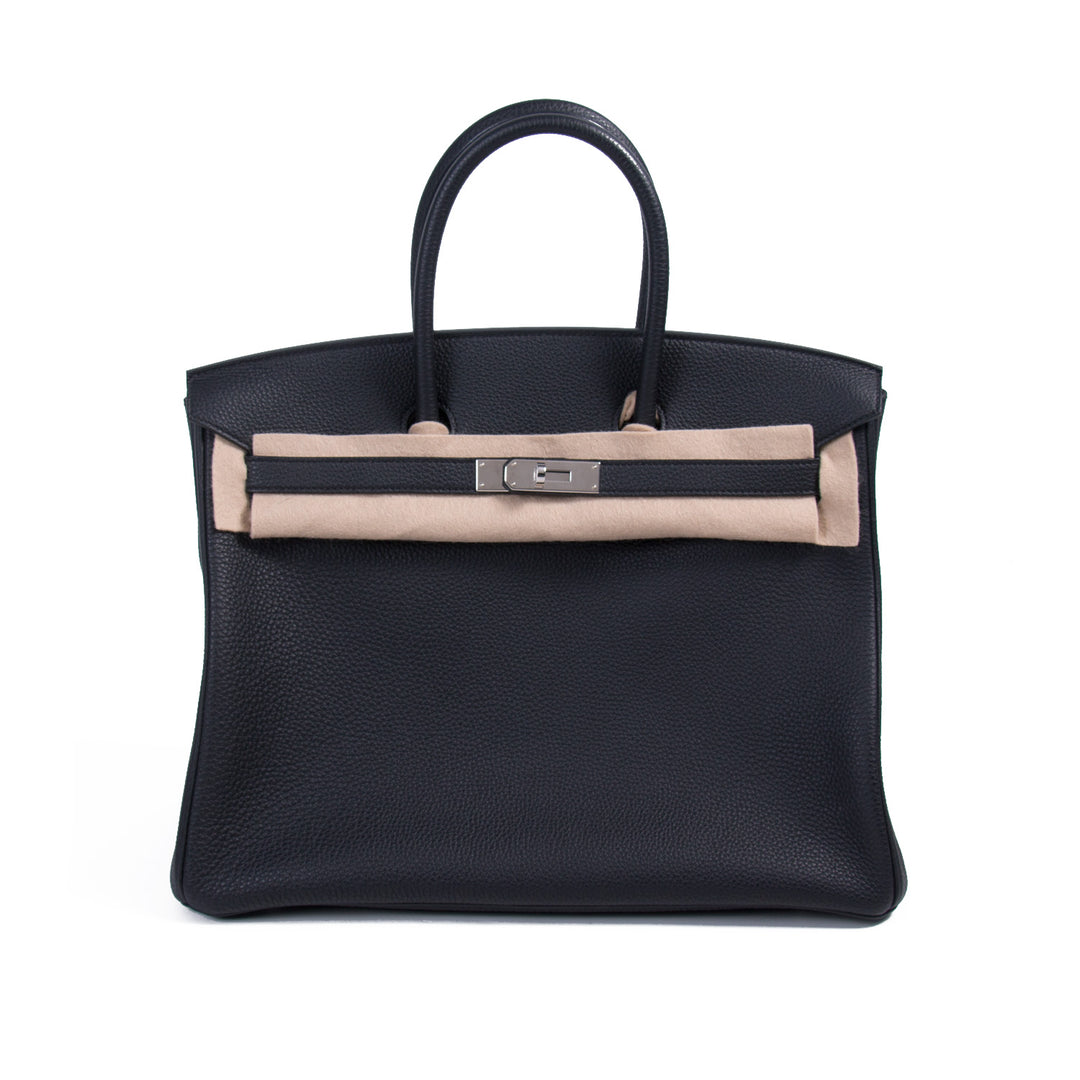 Hermès Birkin 35 Black Togo Leather Bags Hermès - Shop authentic new pre-owned designer brands online at Re-Vogue